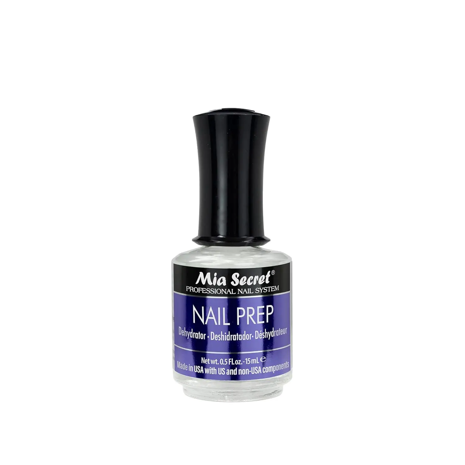 Mia Secret Professional Acid-Free Natural Nail Prep Dehydrator (15ml) - Cosmetic Single Item, Manicure Essential for Stronger Bonding with Gel, Acrylic, Nail Polish, Powder Applications