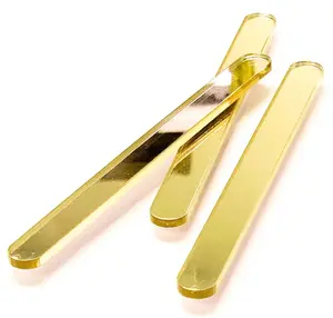 Gold Mirror Popsicle Sticks 12 count