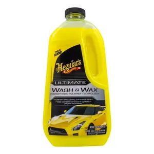 Meguiar's G17748 Ultimate Wash & Wax 48 oz Hydrophobic Polymer Technology No Warranty Car Care Product