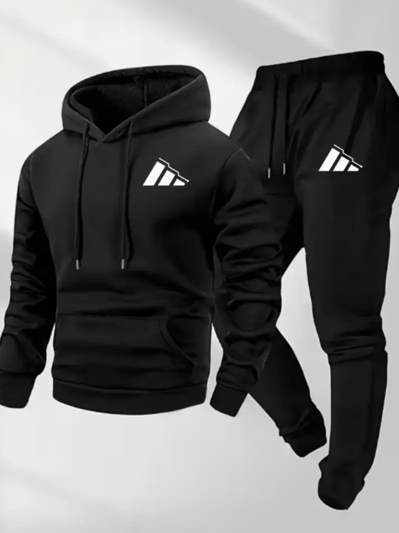 hoodie and sweatpants set mens - TikTok Shop