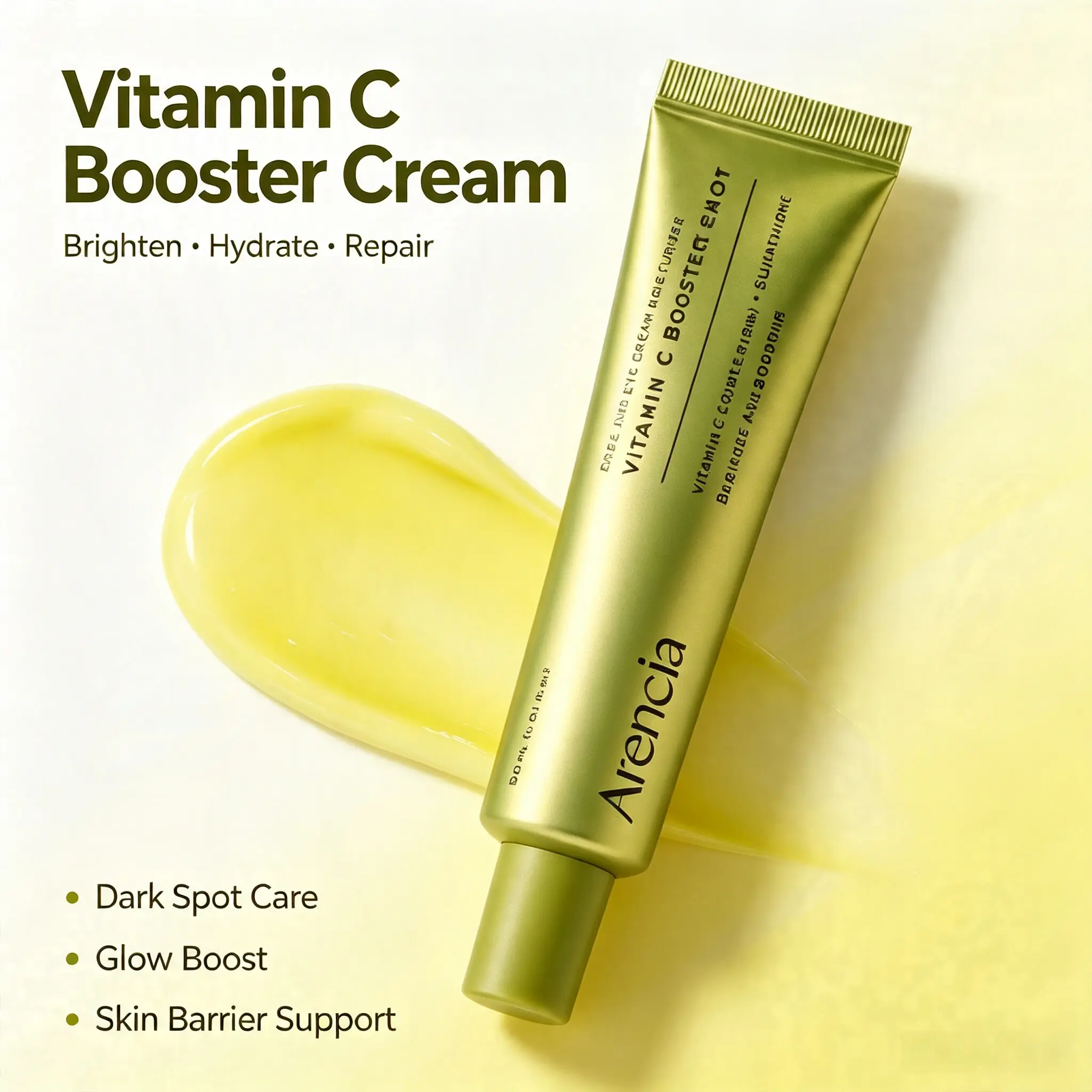 Arencia Vitamin C Booster Shot Serum with Glutathione, Niacinamide and Vitamin E for Dark Spot Care, Fine Lines & Wrinkles, Glass Skin, Korean Skincare  Vitamin C Serum Korean arencia korean product