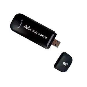 4G LTE USB WiFi Router Mobile Hotspot Plug & Play Internet Access for 10 Users Easy Micro SIM Insertion