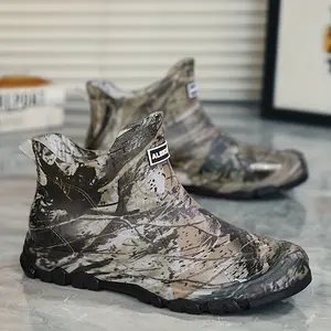 Men'S Outdoor Fishing Boots, Thickened Waterproof Rain Shoes.