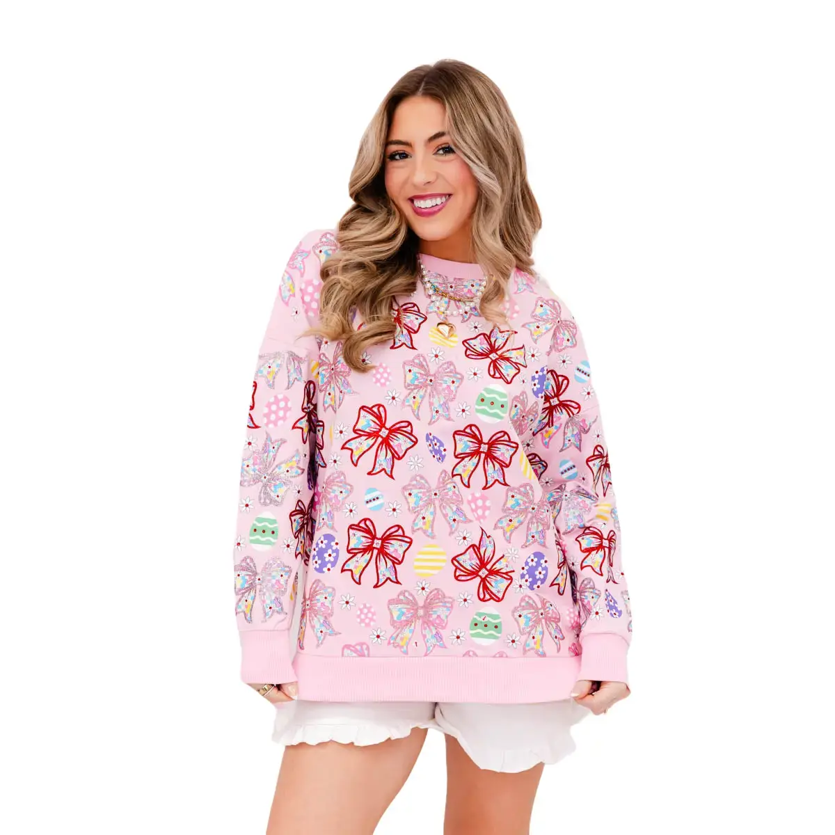 Egg Hunt & Bows Sweatshirt