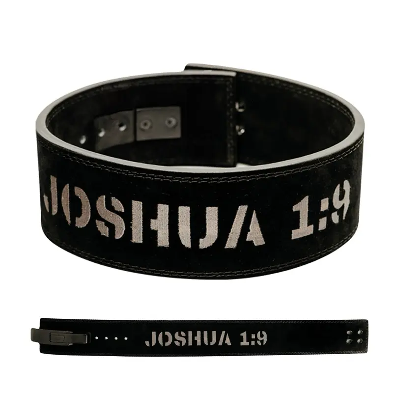 Christian Lever Weight Lifting Belt - 10mm Thick Leather Powerlifting Belt for Men & Women - Squat & Deadlift Support