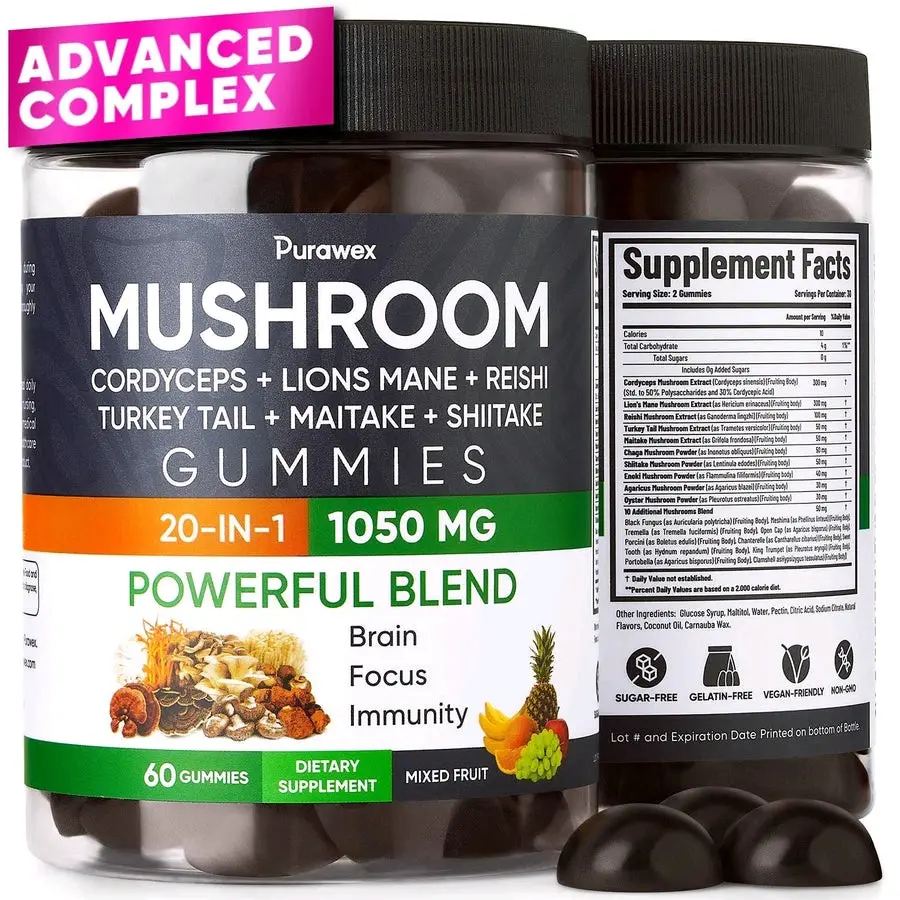 Mushroom Gummies 20 in 1 Complex