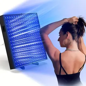 Tanning Lamp with 225 LEDs for Body and Face, Face Solarium, brightness level Foldable Adjustable Stand and Hanging Hooks, Face Tanner Solarium for Home