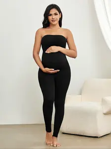 Maternity Jumpsuit, Comfortable Pre-Natal Pregnancy, Essential Summer Maternity Wear, Prenatal Maternity Clothing, Must-Have for Expecting Mothers