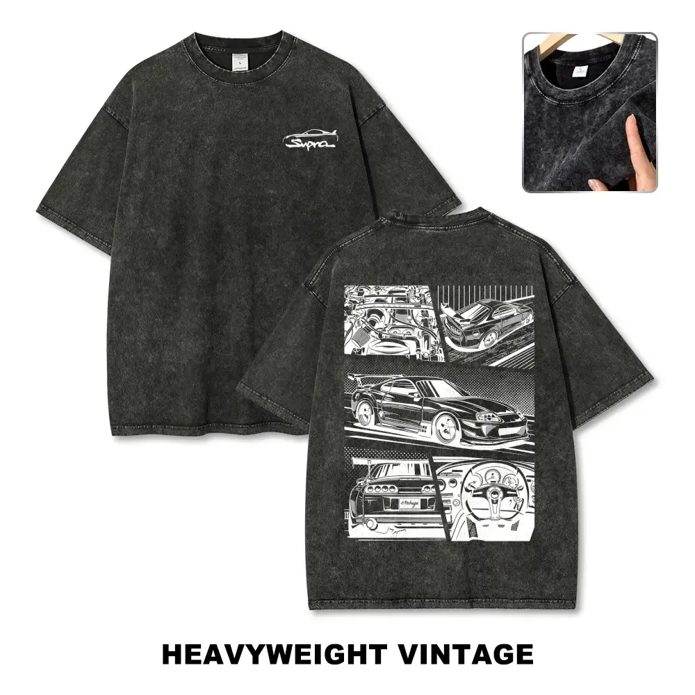 Men's Oversized Graphic Round Neck Shortsleeve Top, Vintage 90s JDM Inspired Casual Menswear for Streetwear, Tshirt, Mens Clothing, Graphic Print, Lightweight