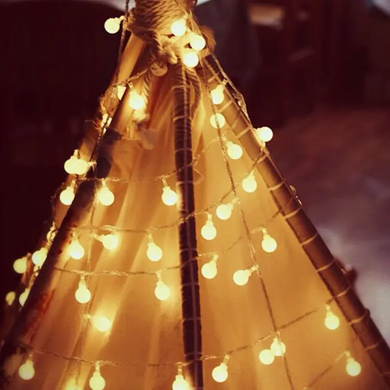 Warm White LED Fairy Light Set (1 Piece) - 20 Flashing LEDs, 9.84ft Battery-Powered, for Christmas Tree Wreaths, Indoor Parties, Bedroom Decor