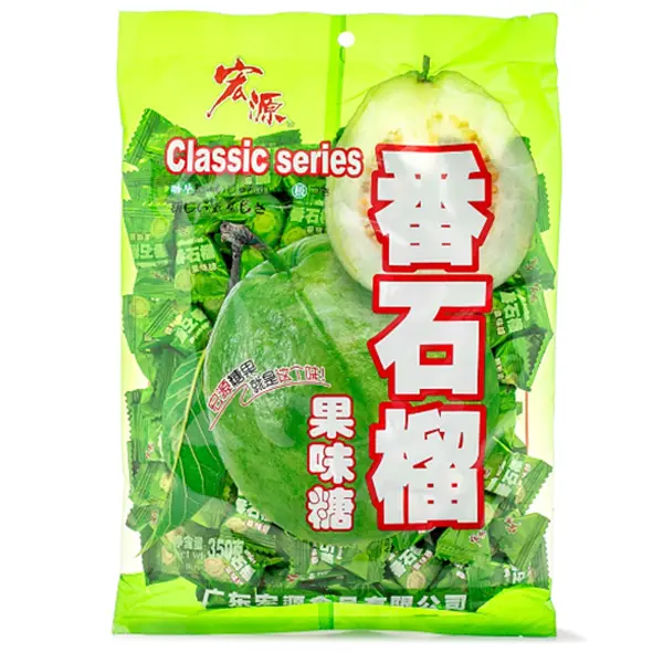 [HONGYUAN] Sweet Guava Flavor Hard Candies, Classic Series Fruit Flavored Candy, 350g Assorted Packaged Sweet Gifts Snacks