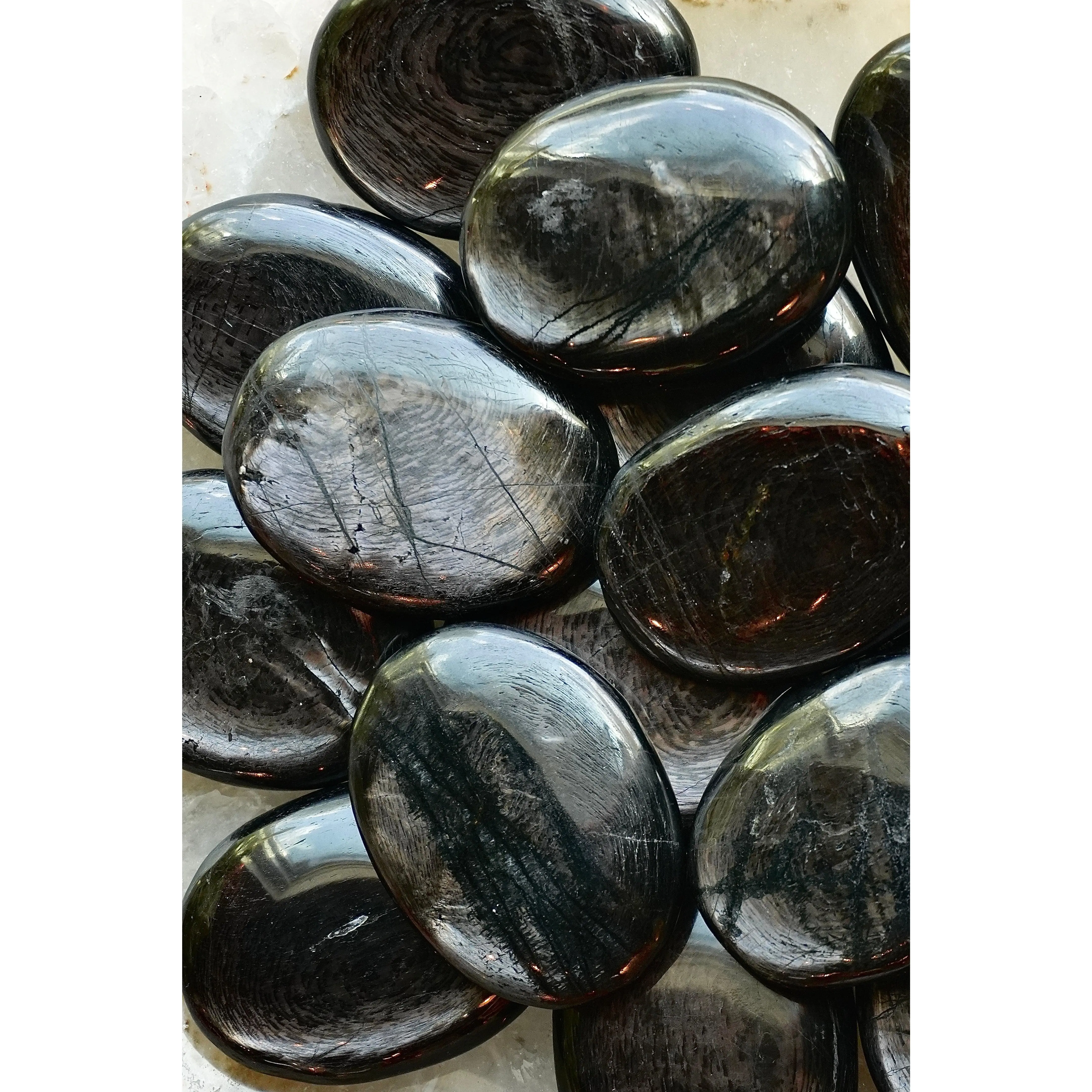 Hypersthene Palm Stones