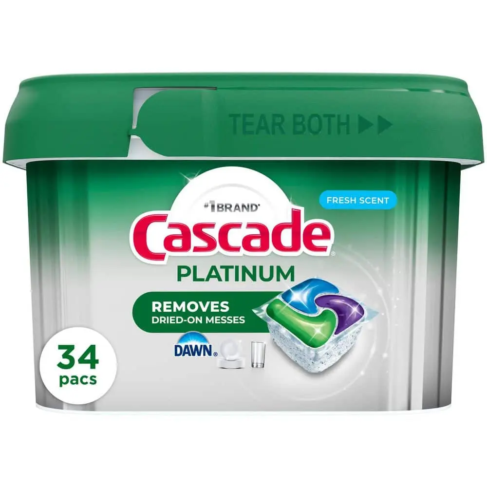 Platinum ActionPacs with Dawn Fresh Scent Dishwashing Machine Detergent (34-Count)