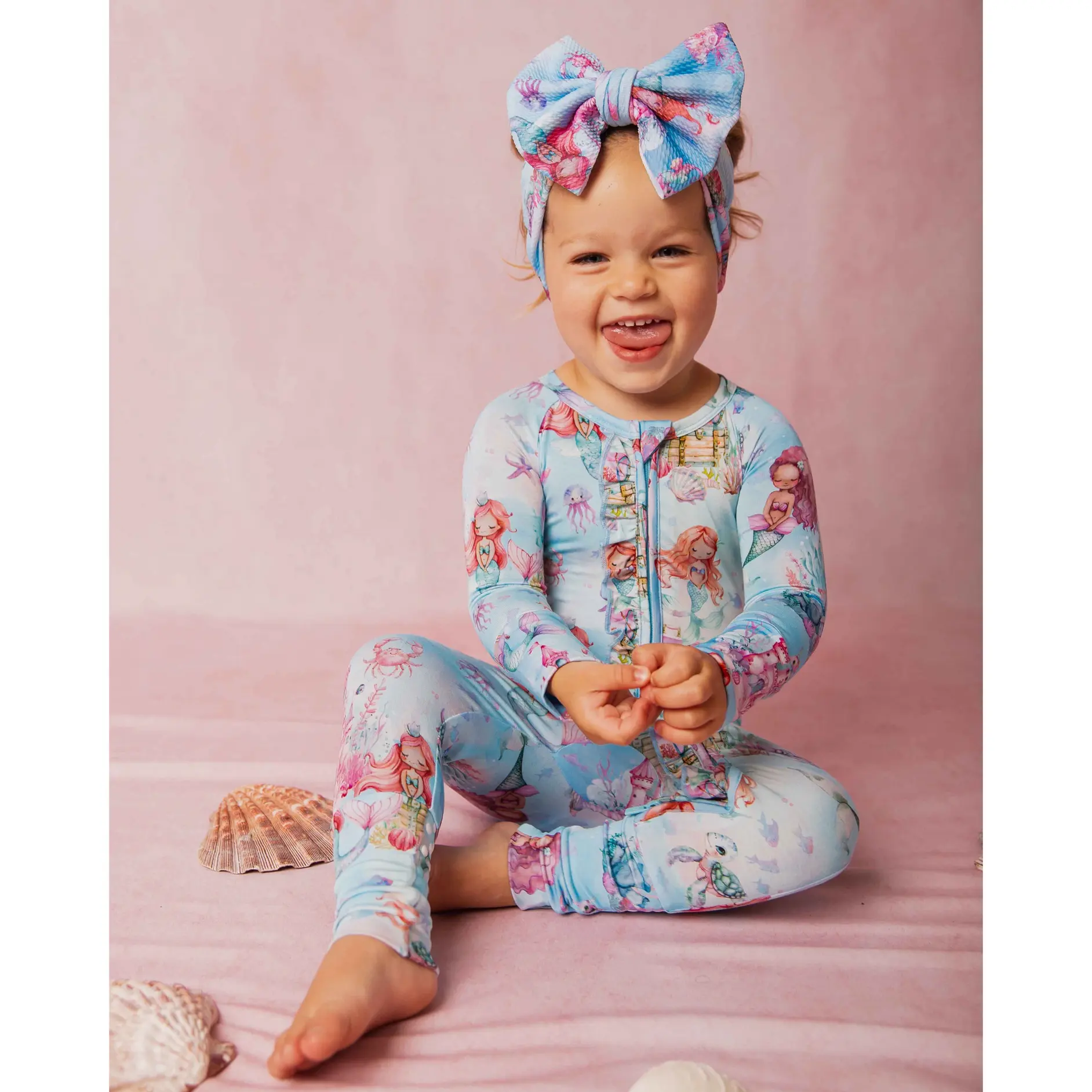 Mermaid to Be Convertible Ruffle Romper
