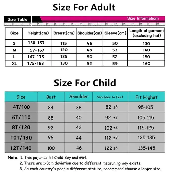 Unisex Basic Long-Sleeve Teletubbies (Dipsy, Tinky Winky, Po, Laa-Laa) Fit Demon Onesies, Adult & Kids Nightwear, Comfortable Menswear Loungewear Homewear