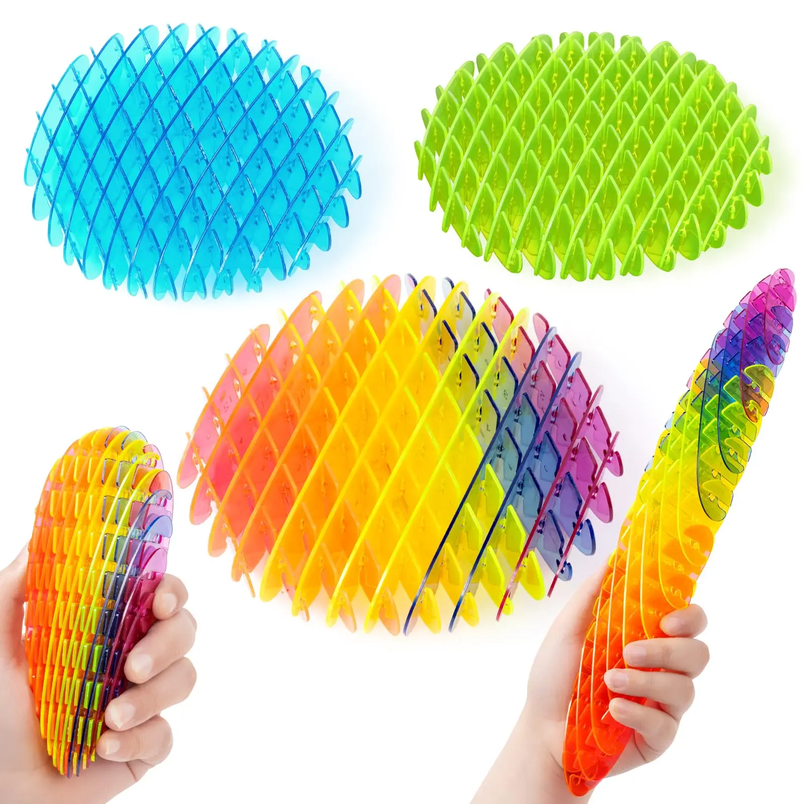 2pcs Flexible 3D Sensory Toy for Office Stress Relief Fidgeting, Decompression Squeeze, Stress Relief Tool, Suitable for Kids Teens Adults, Quiet Elastic Focus Toy, Perfect for School Work Gifts