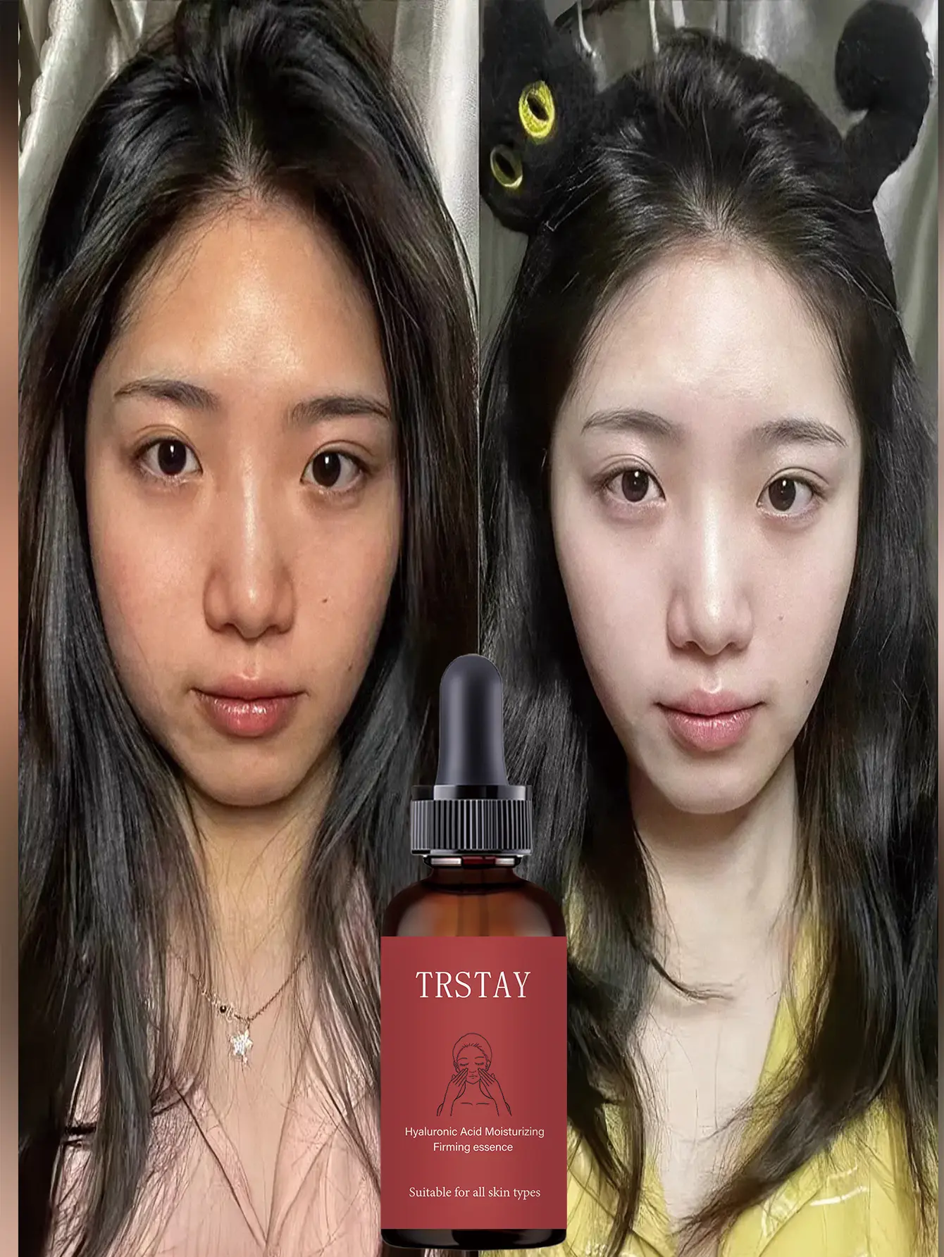 50ml Hydrating Facial Serum with Hyaluronic Acid & Botanical Extracts, Refreshing Non-Greasy, Smooth Soft Skin, for Daily Use Skincare (Serums & Essences), Moisturizing