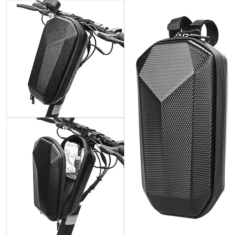 Scooter Handlebar Bag, 4L Water-Resistant Hard Shell Case with a Secure Mounting System for Youth - Universal Fit for E-Scooters, Bikes & Motorcycles, All-Weather Use, Ample Storage Space, You, Balance Cars, Waterproof, Biking, Ample Space, All Seasons, F