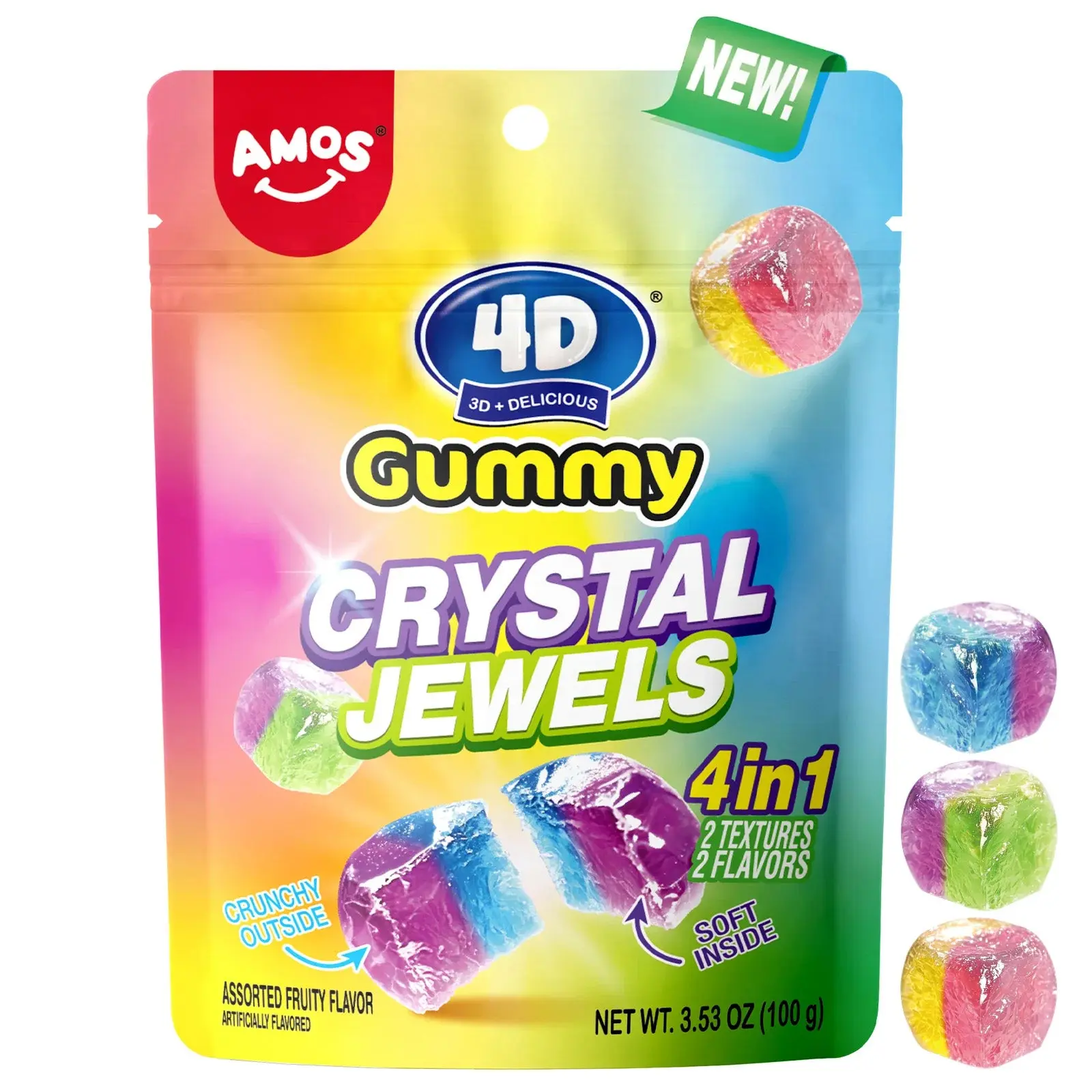 4D Crystal Jewels Gummy - 100g