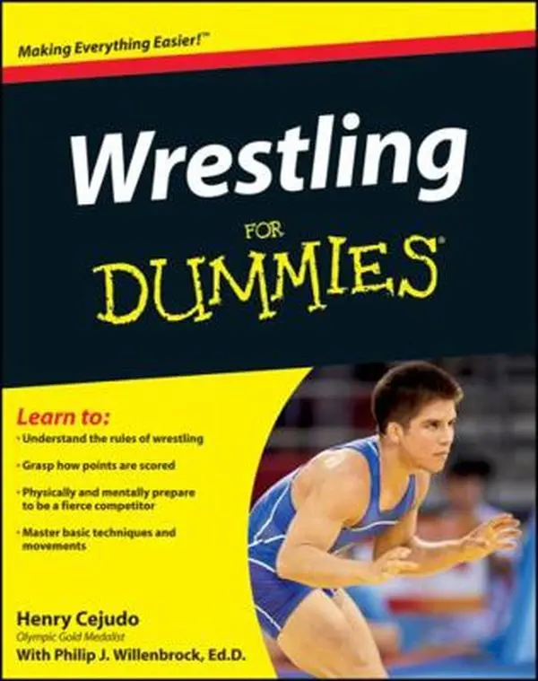Used Paperback Book - Wrestling for Dummies by Olympic Gold Medalist Henry Cejudo - English, Wrestling Rules Guide, 384 Pages