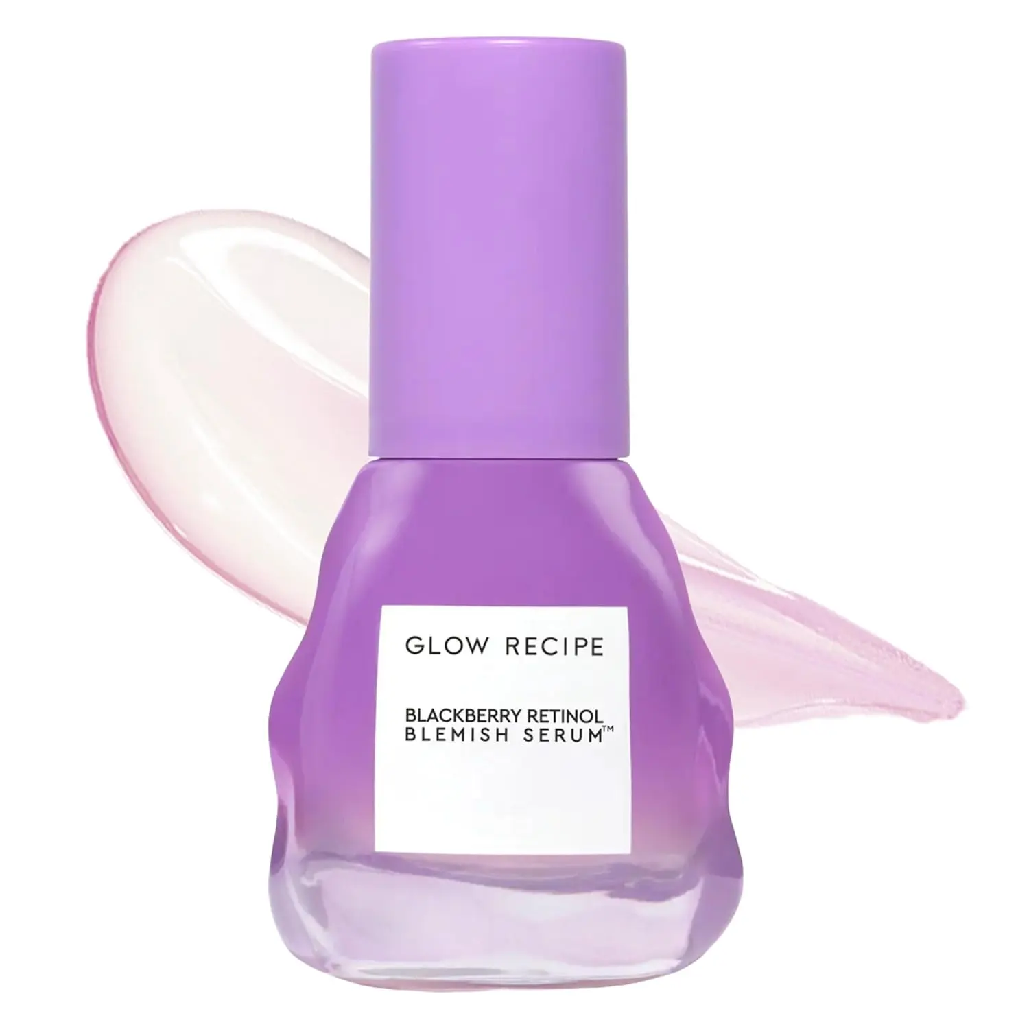 Glow Recipe Gentle Blackberry Retinol Serum, Korean Retinol Night Serum for Sensitive Skin, Triple Retinoids + Glycerin, Clarifying for Blemishes, Smooths Texture and Fine Lines (30ml)