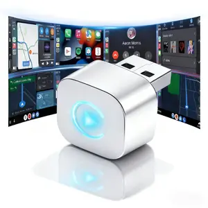 2026 Wireless CarPlay Adapter for Apple iPhone&Android,Plug&Play,Small Size,Wireless Adapter for CarPlay&Android,Fast & Stable Connection,Wireless adapter Electronic Charger Carplay Dongle,Car Eelectronic Accessories,Carplay Dongle Connectivity