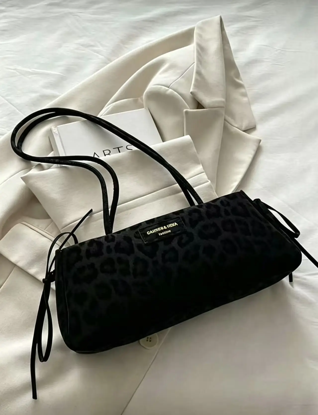 Women's Shoulder Bag, Chic Leopard Print Tote with Double Handle, Multi-Function Business Bag for Daily Commuting & Party, Casual, Elegant, Everyday Bag, Purse Shoulder Bag