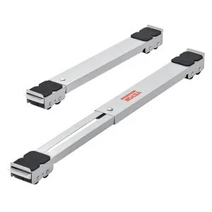 【DealsForYouDays】VEVOR Heavy Duty Furniture Appliances Rollers, 660 lbs Total Load, Extendable Appliance Rollers Mobile Washing Machine Base, Fridge Stand Dolly Movers for Refrigerators, Dryers, Dishwashers, White