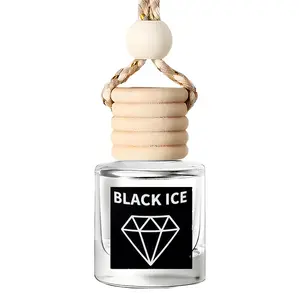 Springtok Black Ice Car Air Fresheners Hanging Scent Oil Diffuser 8ML Nature Frangrance Fruit Juicy Perfume Last Long Time for Car & Live Gifts