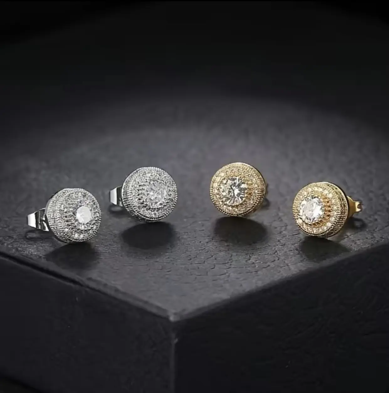 Retro Round Earrings - Personalized fashion street earrings for men and women - Men's and women's party festival earrings spicy accessories stud cz novelty vintage trendy dangle earring everyday birthday anniversary gift wear, Comfortable Earrings