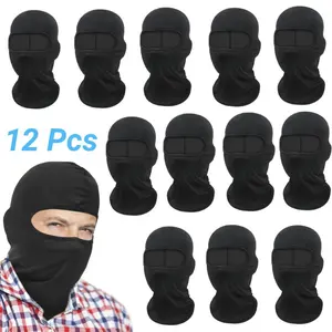 12/9/6 Pcs Unisex Full-Face Balaclava Mask Set with Neck Coverage,Breathable Warmth Face Cover Hat for Outdoor Cycling,Hiking &Motor Sports,Halloween Christmas Party Fathersdaygift,Hand Tools Kits