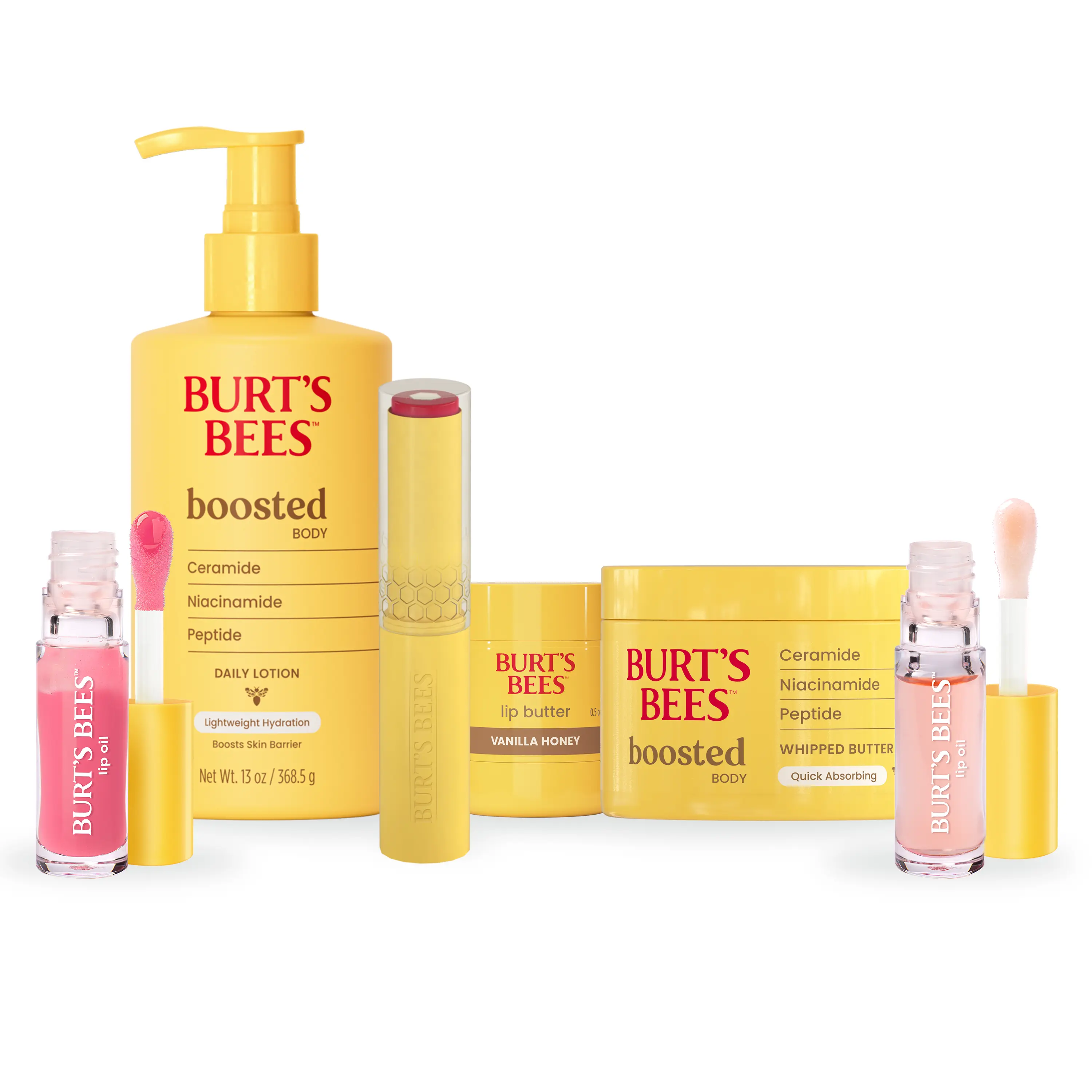 Burt's Bees Lip & Body Essentials Bundle | Hydrating Body Care & Lip Care Gift Set | TikTok Shop Exclusive