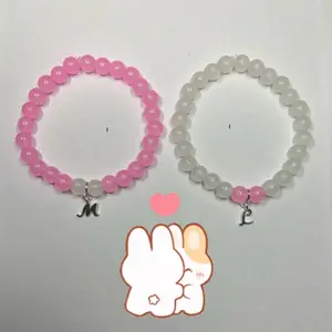 His and hers bead bracelet