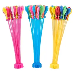111pcs Quick Fill Water Balloons, Self-Sealing Water Bombs for Water Fight, Summer Outdoor Fun Party, Colorful Stress Relief Splash Balls