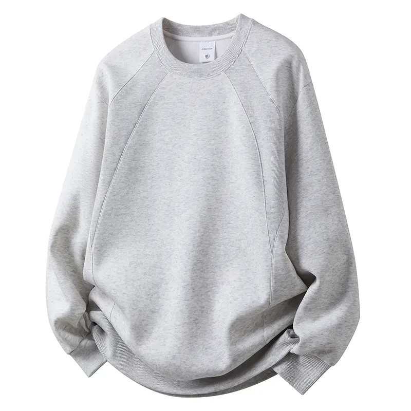 Men's solid simple casual crew neck sweatshirt is soft and skin-friendly.Featuring timeless versatile design, this basic pullover long sleeve top is suitable for daily wear.