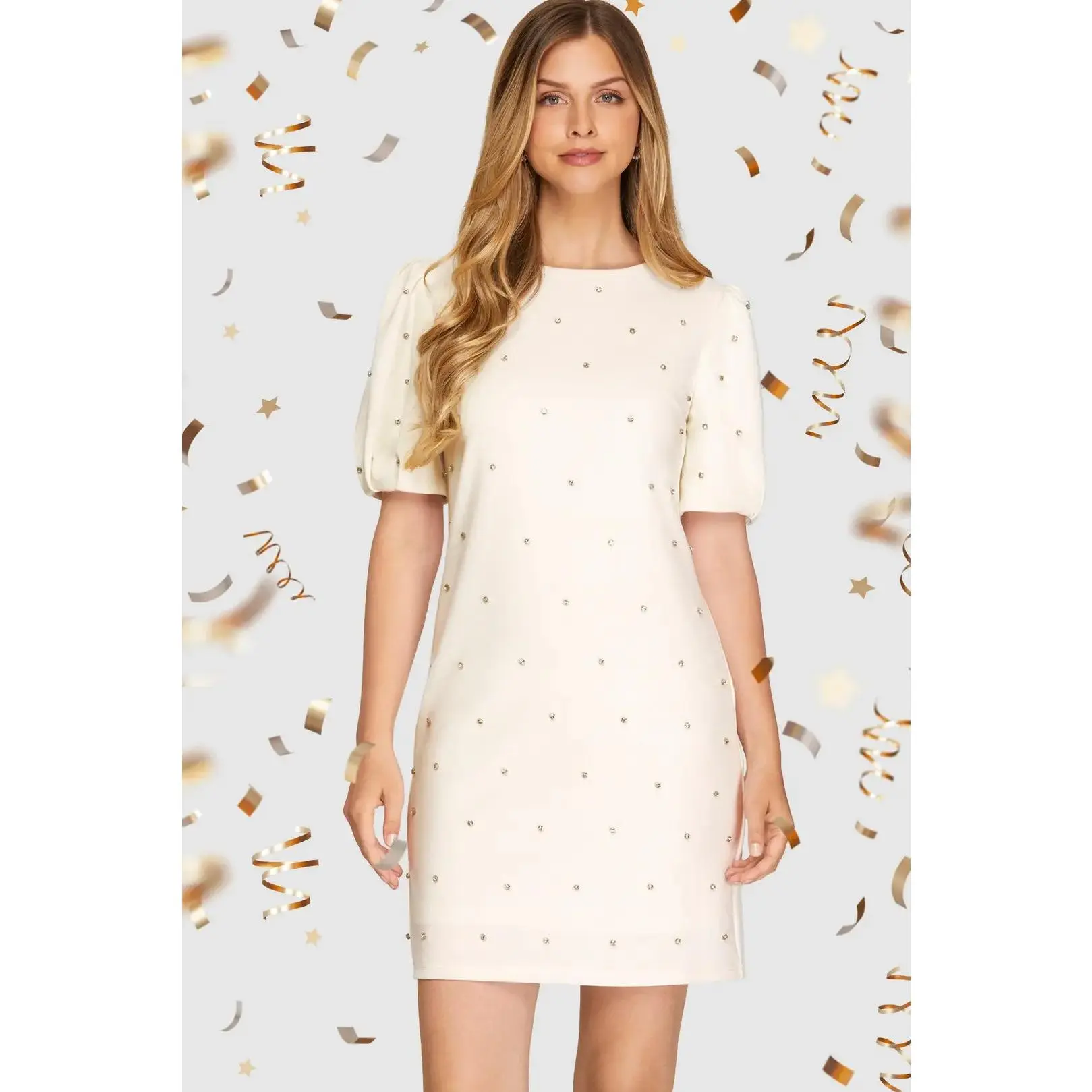 DAZZLING MINI DRESS