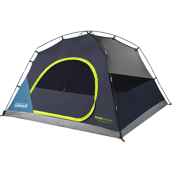 Coleman 4-Person Dark Room Skydome Tent, Blue