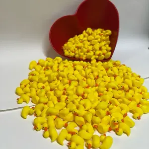 Tiny Duck Figurines 3D Printed Colorful Decorative Art for Home Office Classroom Unique Gift Idea