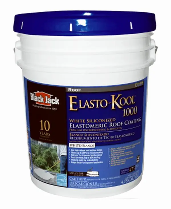 212 MAIN Silicone-Elastomer White Roof Coating, 4.75gal Waterproof Heat Blocker (Model 5530-1-30)