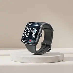 New S5 Smartwatch, Bluetooth Calling, AMOLED Ultra HD Display, Dynamic Watch Faces, Message Notifications, 100+ Sports Modes, Health Monitoring (Heart Rate, Blood Oxygen), Long Battery Life, Touchscreen, Black Smart Wearable Device, Perfect Holiday Gift