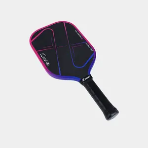 Luzz Pro 4 Inferno 16mm Pickleball Paddle - Unisex, 16.5" Length, 7.5" Width, 8.0 oz Weight, Carbon Fiber Surface, MPP Core, Intermediate-Advanced Players