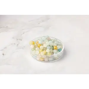 Round Morganite Beads