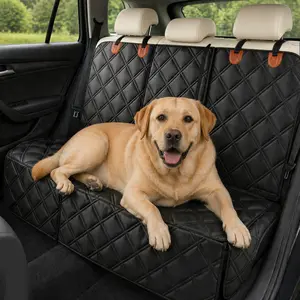 Ultimate Waterproof Dog Car Seat Cover Back Seat, Full Protection Nonslip & Scratch-Proof Pet Hammock, Durable Seat Protector for Dogs & Kids with Safety Strap, Easy Install & Clean, Fits Most Cars & SUVs #Summervibes