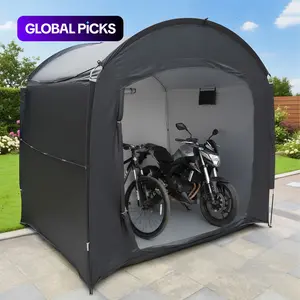 Bike Storage Shed Tent, Outdoor Portable Bicycle Storage Sheds Bike Covers Shelter for Motorcycle, Garden Tools, Toys, Lawn Mower, Ebike Cover Outdoor Active Accessories #GLOBAL PICKS