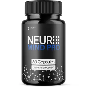 (1 Pack) Neuro Mind Pro Nootropic Natural Brain Formula Supplement 60 Capsules