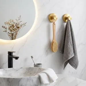 2 PCS Suction Cup Hooks christmas gift Gadgets Kitchen home essentials  suction Hooks bathroom accessories Waterproof Reuseable for Shower Bathroom Towel Hooks Shower Hooks Holders Shower Hooks Hanging Towels Loofah Robe