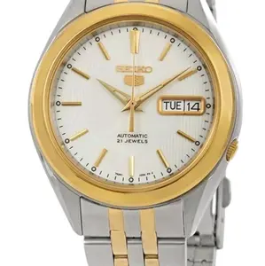 Seiko Men's SNKL24K1 Two Tone Stainless Steel Analog with Silver Dial Watch
