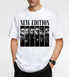 New Edition Shirt Sweatshirt Hoodie, Retro The New Edition Graphic Tee, New Edition Tour 2026 Merch, New Edition R&B Band Tour Shirts, Gift for Fans Casual