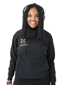 EMF Shielding Hoodie - Black Menswear Long Sleeve Tops Soft Comfortable