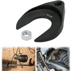 48mm Inner CV Axle Removal Tool with Nut - Front Wheel Drive Vehicles Axle Pulley Attachment For Slide Hammer with 5/8"-18 Threads - CV Joint Puller Fork Adapter Removing Tool Fix Damaged CV Joints